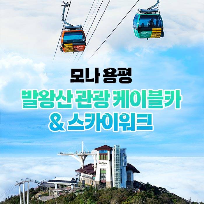 모나용평 발왕산 케이블카