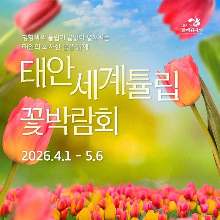 2026 태안 세계튤립꽃박람회