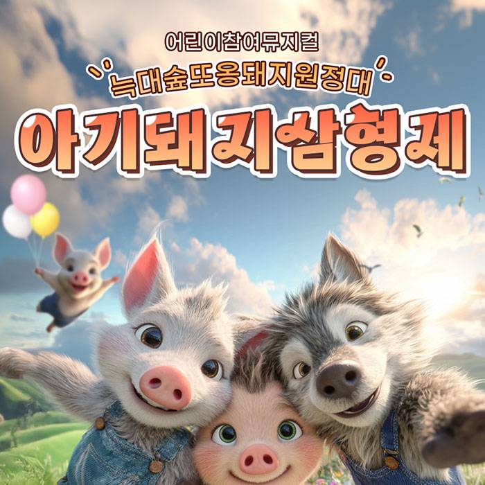 아기돼지삼형제 : 늑대숲 또옹돼지 원정대(안산)