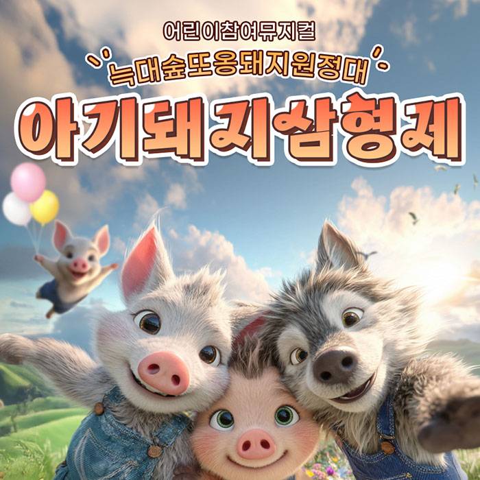 아기돼지삼형제 : 늑대숲 또옹돼지 원정대(고양)