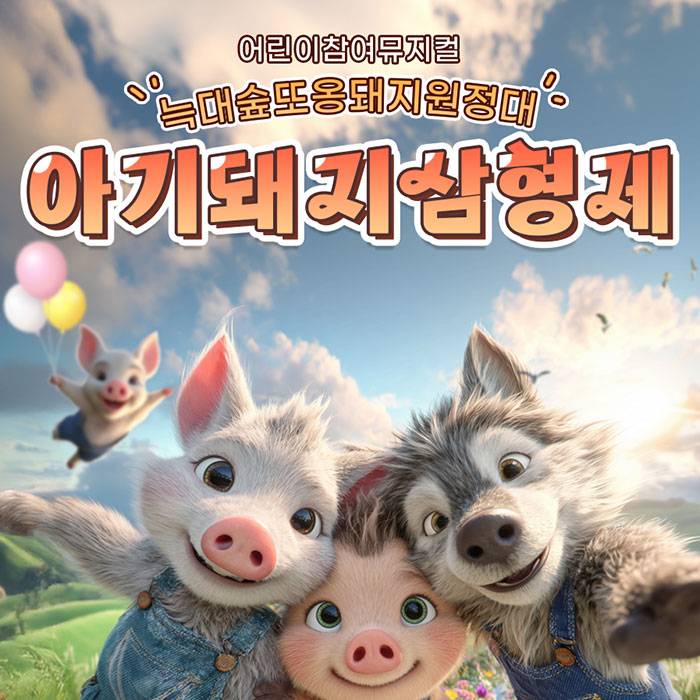 아기돼지삼형제 : 늑대숲 또옹돼지 원정대(과천)